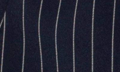 Shop Alexia Admor Olya Blazer Jacket In Navy Stripe