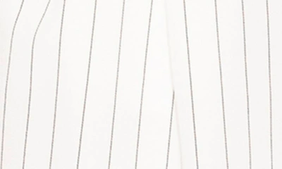 Alexia Admor Elodie Pinstripe Pants In Beige Stripe