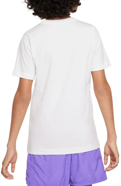 Shop Nike Kids' Just Do It T-shirt In White