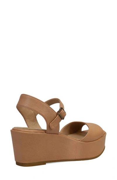 Eileen Fisher Mime Platform Sandal In Latte