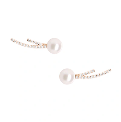 Shop Olivia & Pearl Starlet Ear Climber In O&p/sec/rg