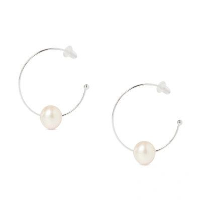 Shop Olivia & Pearl Oh So Fine Mini Hoop Earring Vermeil In O&p/mhe/ver/rg