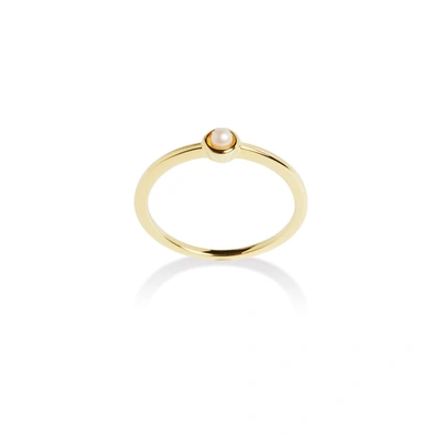 Shop Olivia & Pearl Seed Pearl Ring In Sdpr/rg/s