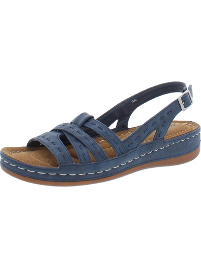 EASY STREET KEHLANI WOMENS FAUX LEATHER SLIP ON HUARACHE 