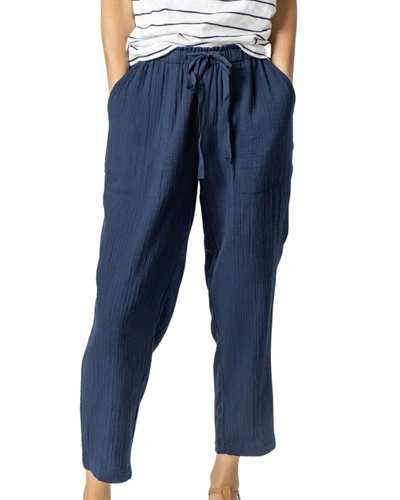 Shop Lilla P Pull On Pants In Navy In Multi