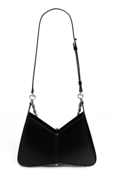 Shop Givenchy Small Cut Out Chain Strap Leather Shoulder Bag In Black