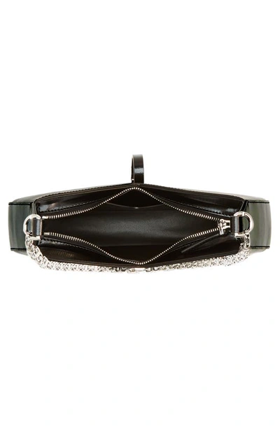 Shop Givenchy Small Cut Out Chain Strap Leather Shoulder Bag In Black