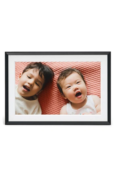 Aura Frames Carter Digital Photo Frame In Black Mat