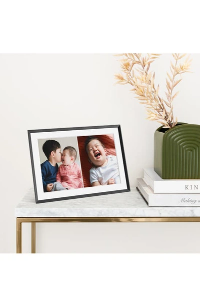 Shop Aura Frames Carver Digital Photo Frame In Black Mat