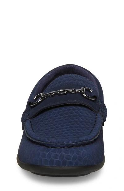 Shop Steve Madden Kids' Bjustinn Loafer In Navy