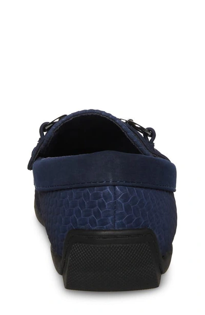 Shop Steve Madden Kids' Bjustinn Loafer In Navy