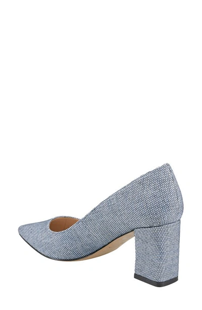 Marc Fisher Ltd Zala Block Heel Pump In Dark Blue 401