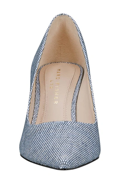 Marc Fisher Ltd Zala Block Heel Pump In Dark Blue 401