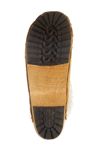 Sanita Hese Genuine Shealing Lined Clog In Yellow