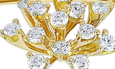 Shop Hueb Luminus Diamond Bangle In Yellow Gold