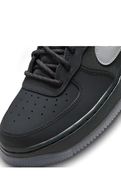 Shop Nike Kids' Air Force 1 Sneaker In Anthracite/ Silver/ Grey