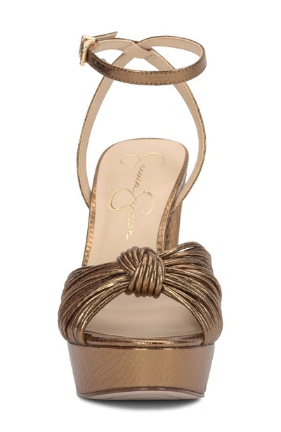 Jessica Simpson Immie Platform Sandal In Bronze