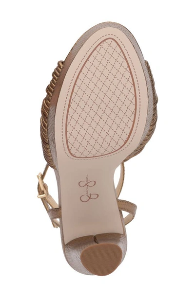 Jessica Simpson Immie Platform Sandal In Bronze