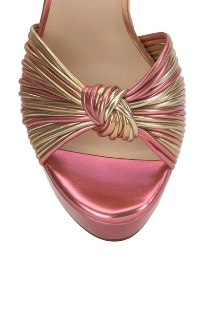 Shop Jessica Simpson Immie Platform Sandal In Soft Pink/ Gold