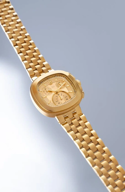 Shop Jbw Coast Lab-created Diamond Bracelet Watch, 23mm In 18k Gold
