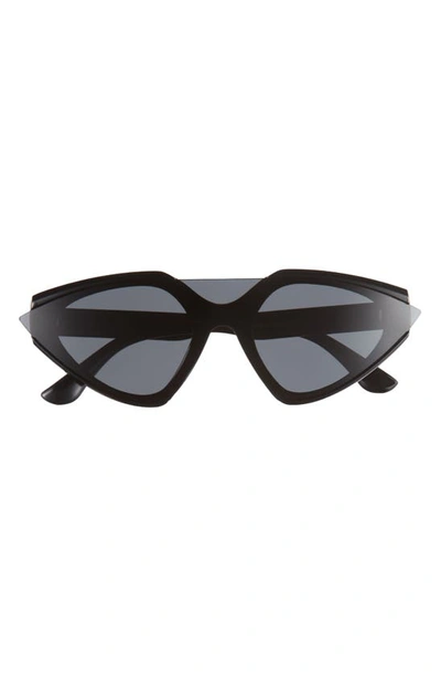 Shop Bp. Angular Shield Sunglasses In Black