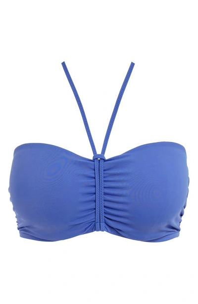 Shop Freya Jewel Cove Underwire Bikini Top In Plain Azure