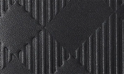 Shop Burberry Bateman Check Embossed Leather Bifold Wallet In Black
