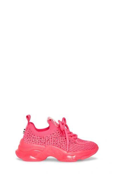 Shop Steve Madden Kids' Jmiss Sneaker In Hot Pink