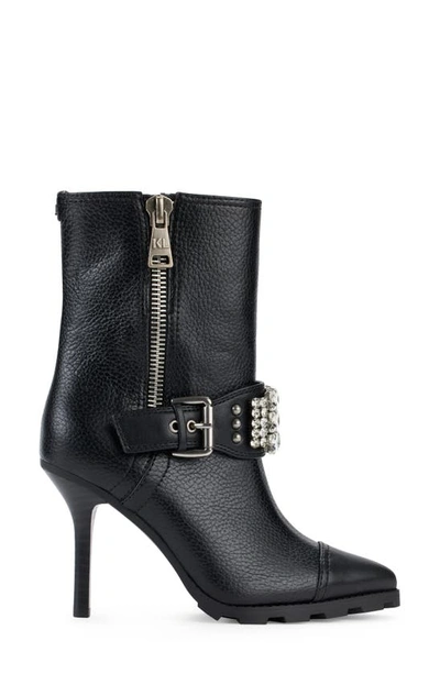 Shop Karl Lagerfeld Mable Bootie In Black