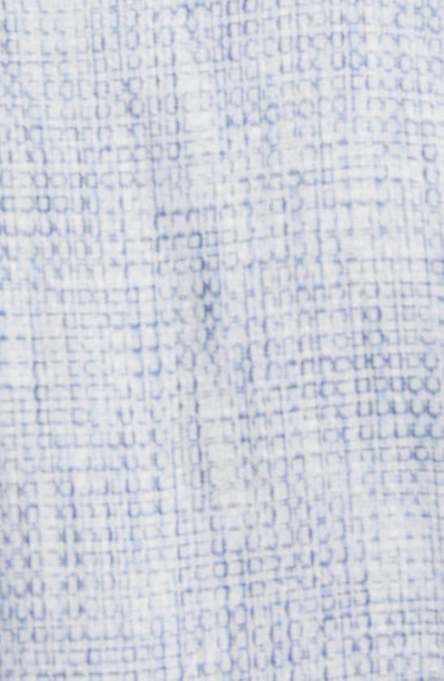 The Normal Brand Freshwater Short Sleeve Button-up Shirt In Blue Multi