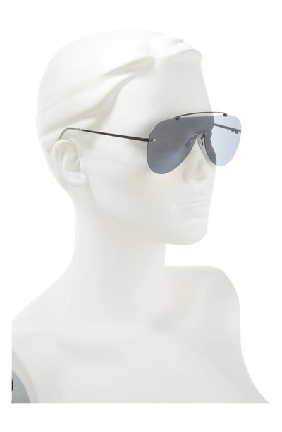 Shop Bp. Rimless Aviator Sunglasses In Black