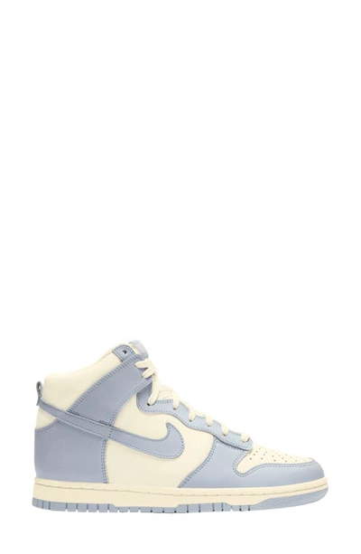 Shop Nike Dunk High Basketball Sneaker In Sail/ Grey/ Pale Ivory