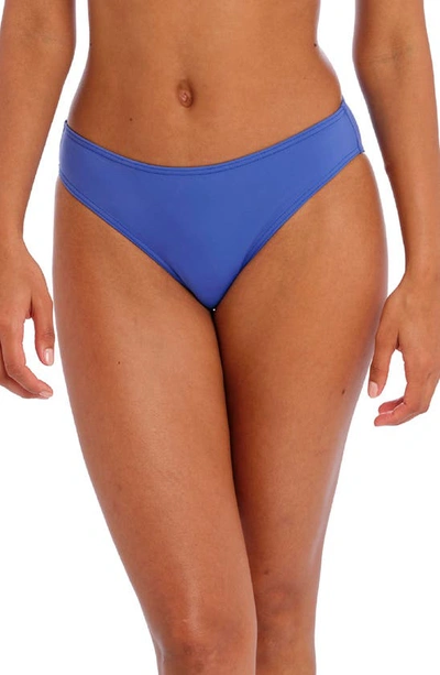 Shop Freya Jewel Cove Bikini Bottoms In Plain Azure