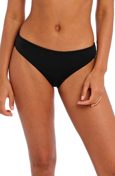 Shop Freya Jewel Cove Bikini Bottoms In Plain Black