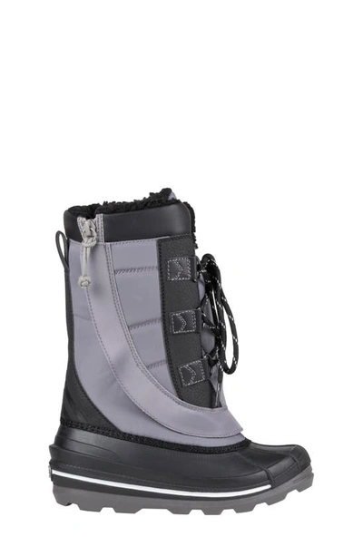 Shop Billy Footwear Kids' Ice Snow Boot Ii In Black / Grey