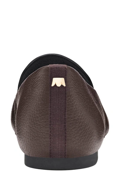 Shop Birdies Starling Flat In Chocolate Leather