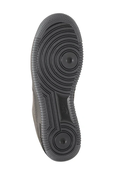 Shop Nike Air Force 1 '07 Premium Sneaker In Black/ Black/ Clear