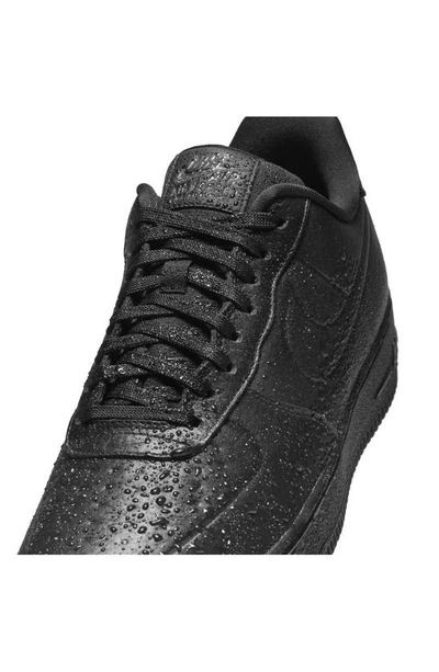 Shop Nike Air Force 1 '07 Premium Sneaker In Black/ Black/ Clear