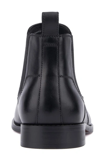 Vintage Foundry Darwin Plain Toe Chelsea Boot In Black
