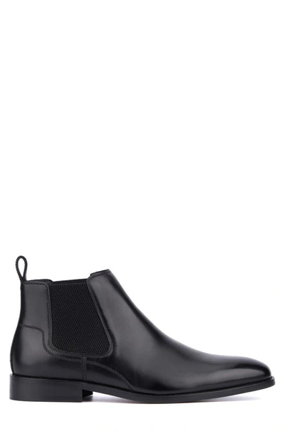 Shop Vintage Foundry Darwin Plain Toe Chelsea Boot In Black