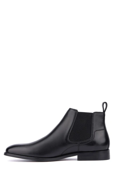 Vintage Foundry Darwin Plain Toe Chelsea Boot In Black