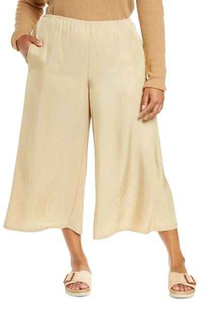 Shop Vince Pull-on Culottes In Maize