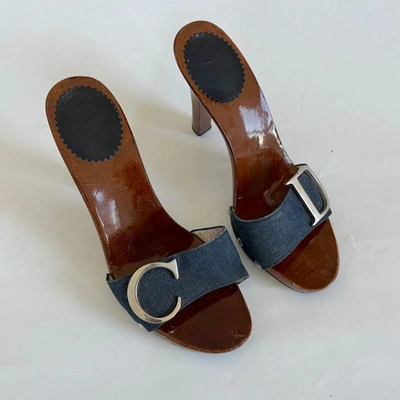 Pre-owned Dior Christian  Vintage Mule Sandals, 41