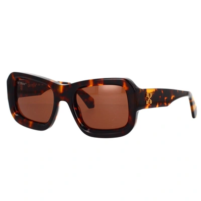 Off-white Sunglasses In Havana