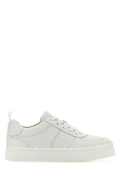Shop Chloé Chloe Sneakers In White