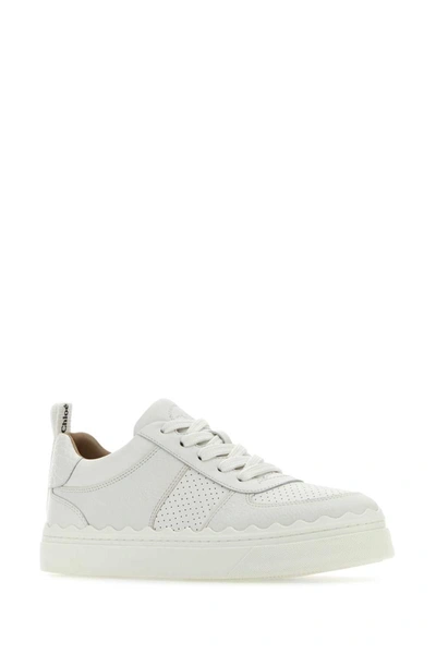 Shop Chloé Chloe Sneakers In White