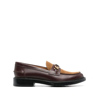 Shop Tod's Shoes In Brown/red
