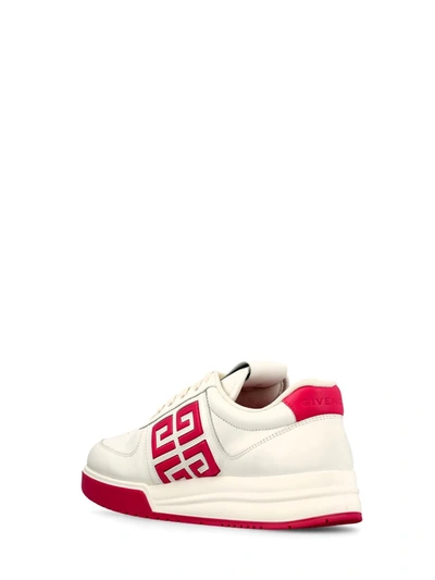 Shop Givenchy Sneakers In White/fuchsia