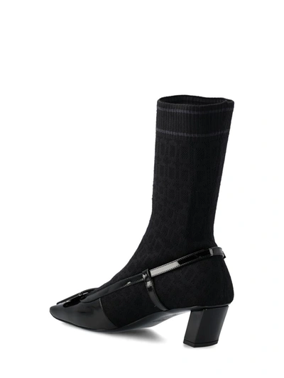 Shop Roger Vivier Boots In Black