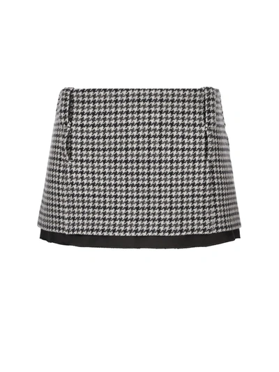 Shop Miu Miu Skirts In Gray